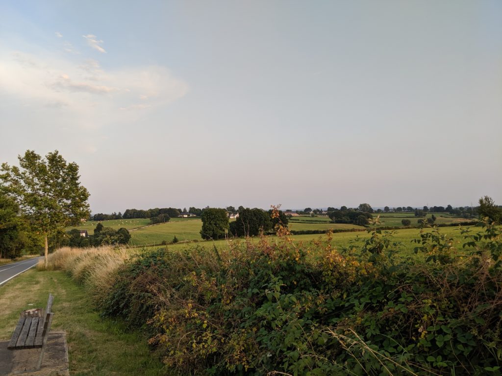 The view around the Belgian countryside