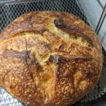 Dutch oven baked pain au levain